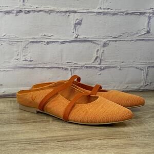 VIVAIA Elle Orange pointed toe slip on mule Women’s EU 38. US 7-7.5